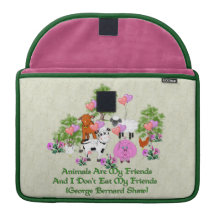 Zitat G.B. Shaw Vegetarian Sleeve Für MacBook Pro