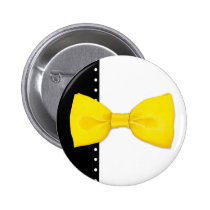 Zitrone Bowtie Knopf buttons