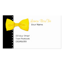 Zitrone BowTie Visitenkarte visitenkarten