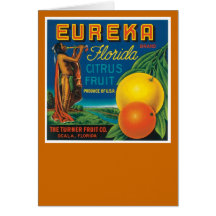 Zitrusfrucht Eurekas Florida Grußkarten