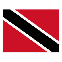 Zivile Fahne von Trinidad and Tobago, Thailand Postkarten
