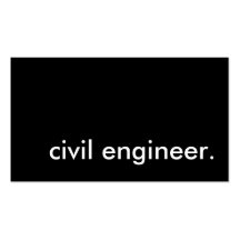 ziviler Ingenieur Visitenkartenvorlage