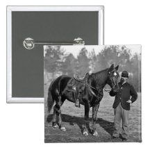 Ziviles Kriegs-Pferd, 1864 Button