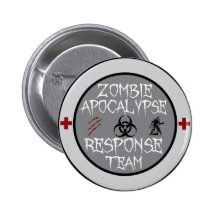 Zombie-Apokalypsewarteteam Buttons
