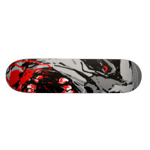 Zombie-Gesichts-Skateboard Individuelles Deck