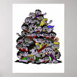 Zombie-Horde Plakatdrucke