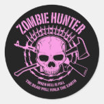Zombie-Jäger-Aufkleber