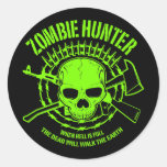 Zombie-Jäger-Aufkleber