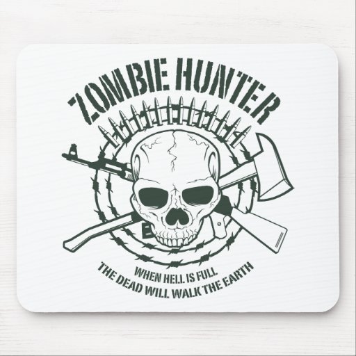 Zombie-Jäger Mousepad