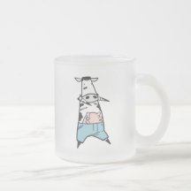 Zombie-Kuh in den Jeans Kaffee Haferl