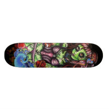 Zombie-Mädchen 3 Skateboard Deck