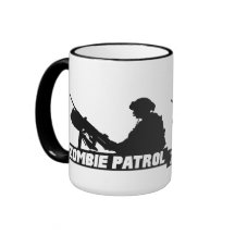 Zombie-Patrouille - auf der Gewehr-Kaffeetasse