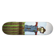 Zombie-Vogelscheuche Skateboarddecks