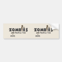 Zombies waren Leute auch Auto Sticker