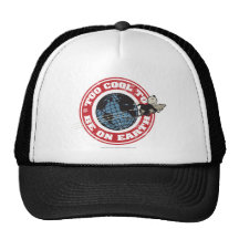 Zu cool auf Erde sein Retrokult Cap