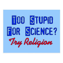 Zu dumm für Wissenschaft Postkarten