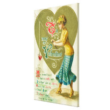 Zu meiner Valentinsgruß-Frau Gespannte Galeriedrucke
