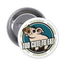 Zu niedlich Schwein essen Button
