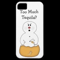 Zu viel Tequila-Schneemann iPhone 5 Abdeckung casemate hüllen