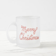 Zuckerstange-gestreifte frohe Weihnachten Kaffee Haferl
