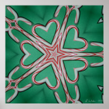Zuckerstange-Stern Posterdruck