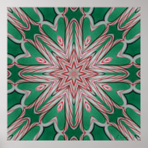 Zuckerstange-Sternexplosion Poster