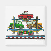 Zug-Auto-Fördermaschinen-Auto-Eisenbahn-Magneten