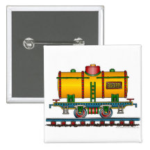 Zug-Behälter-Auto-Eisenbahn-Stifte Buttons