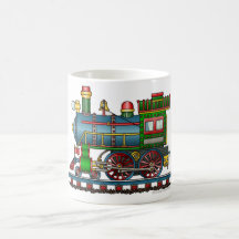 Zug-Dampf-Motor Choo Choo Kaffee Tasse