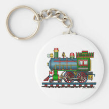 Zug-Dampf-Motor Choo Choo Schlüsselketten Schlüsselbänder