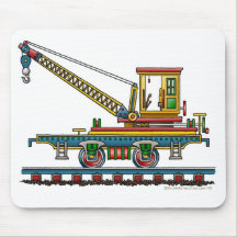 Zug-Kran-Auto-Wartungs-Auto-Mausunterlage Mousepads