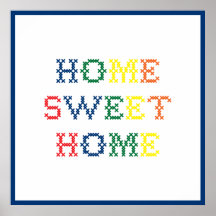 Zuhause-Bonbon-Zuhause Plakat