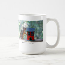 Zuhause ist, wo das Herz Eichhörnchen ist Tasse