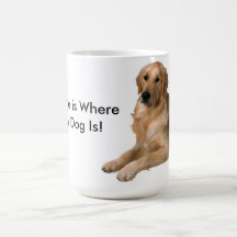 Zuhause ist, wo mein Hund ist Tee Tassen