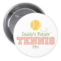 Zukünftiger das Tennis-Proknopf des Vatis Buttons