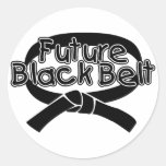 Zukünftiger schwarzer Gürtel (2) Sticker