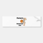 zukünftiges Basketball - Star-Baby Auto Sticker
