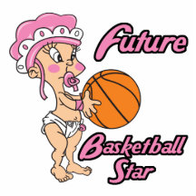 zukünftiges Basketball - Star-Baby Fotofigur