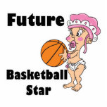 zukünftiges Basketball - Star-Baby Photoausschnitte