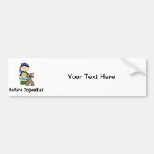 zukünftiges dogwalker (Junge) Autosticker