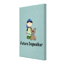 zukünftiges dogwalker (Junge) Galerie Faltleinwand