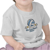 Zukünftiges Volleyball-Stern-Baby-T-Shirt