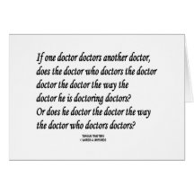 Zungetwister-Doktor behandelt Another Doktor Karten