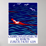 Zürich-Rudersport-Plakat 1924