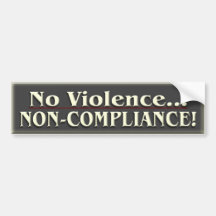 Zuwiderhandlung politisches ~ auto sticker