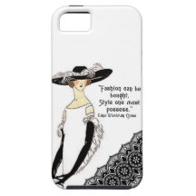 Zwanzigerjahre Vintage Illustration: Mode und Art iPhone 5 Schutzhüllen