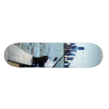 Zwei Fischerei Polen Skateboarddeck