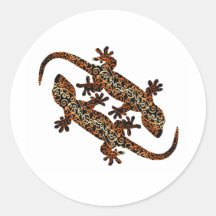 zwei geckos stickers