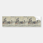 Zwei Liebhaber in einem Boot durch Okumura, Masano Auto Sticker