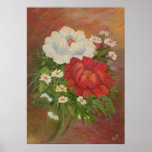 Zwei Mohnblumen Plakat